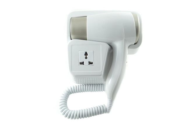 Asciugacapelli Phon Da Parete Muro Per Bagno Albergo Hotel Spogliatoio Da 1300W