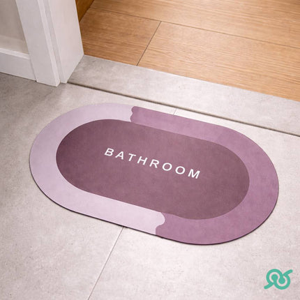 Tappetino da bagno ovale, un tappeto antiscivolo che unisce comfort e design
