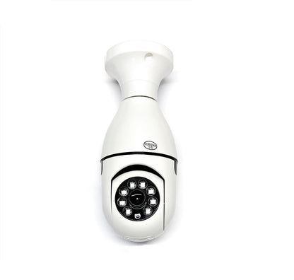 Telecamera Lampadina Smart Wifi HD 360° Di Videosorveglianza E Visione Notturna