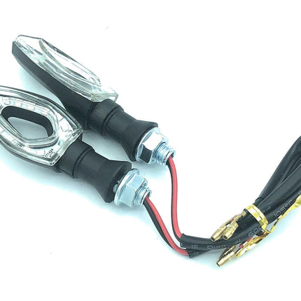 Coppia Di Indicatori Di Direzione Universali Frecce A LED Impermeabili Per Moto