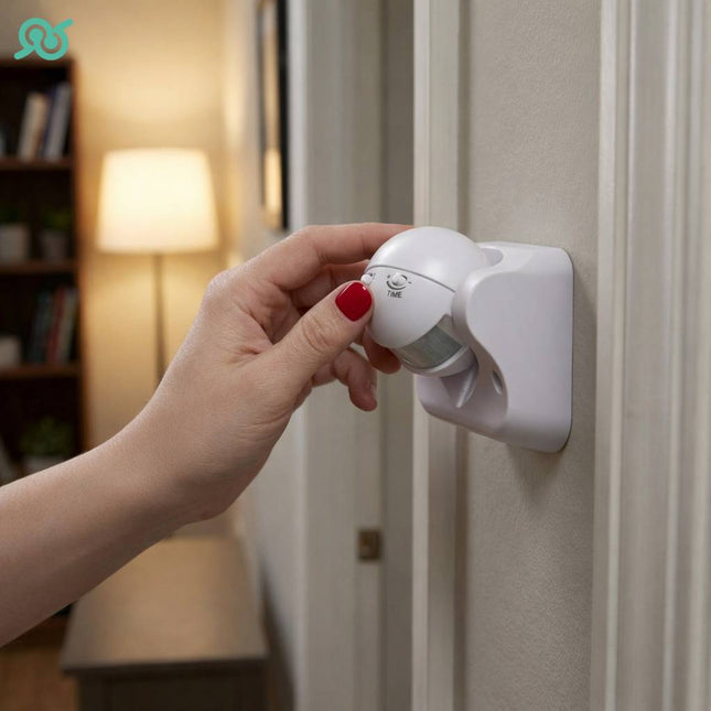 Sensore di movimento ad infrarossi per l'accensione automatica e con le viti e per il garage