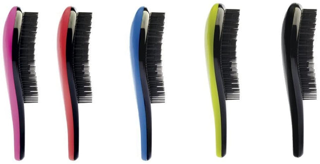 Spazzola districante professionale per capelli ricci e lisci, con astuccio incluso