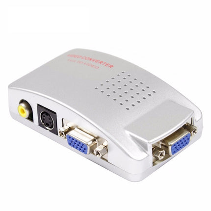 Convertitore video VGA per TV e proiettori con regolazione della luminosità