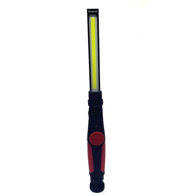 Torcia Led Ricaricabile Portatile Da Lavoro USB Pieghevole Con Base Magnetica