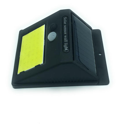 Faretto solare da parete con sensore di movimento per giardino e ingressi